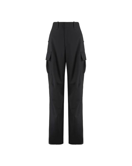 Bottega Veneta Black Straight Trousers
