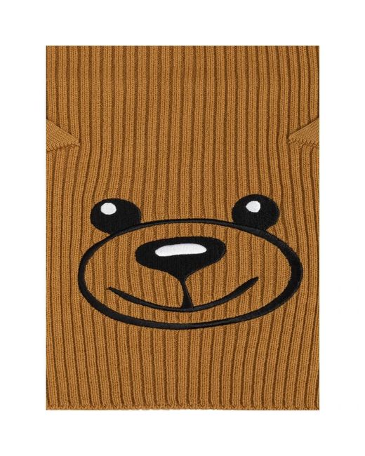 Winter Scarves Moschino de color Brown
