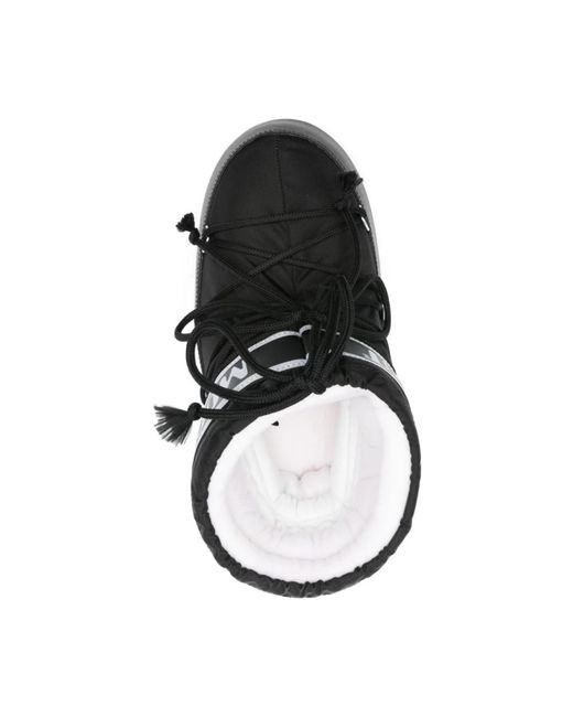 Moon Boot Black Icon Low Nylon Boot