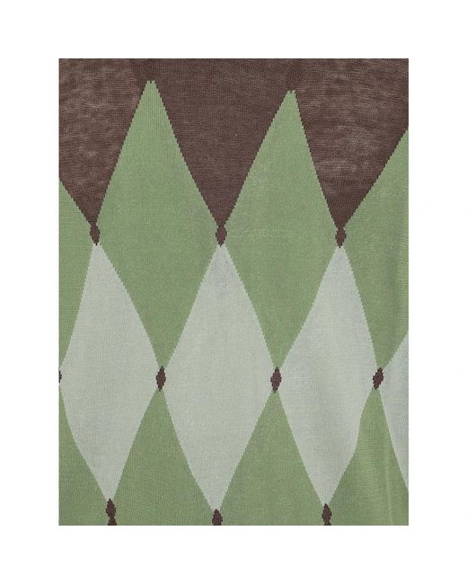 Ballantyne Polo Neck Pullover in het Green voor heren