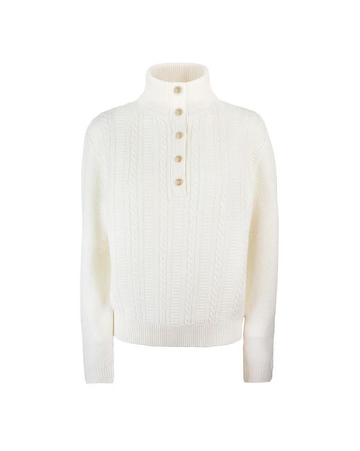 A.P.C. Truien & Vesten ,Wit ,Wol Wollen Sweatshirts En Hoodies in het White