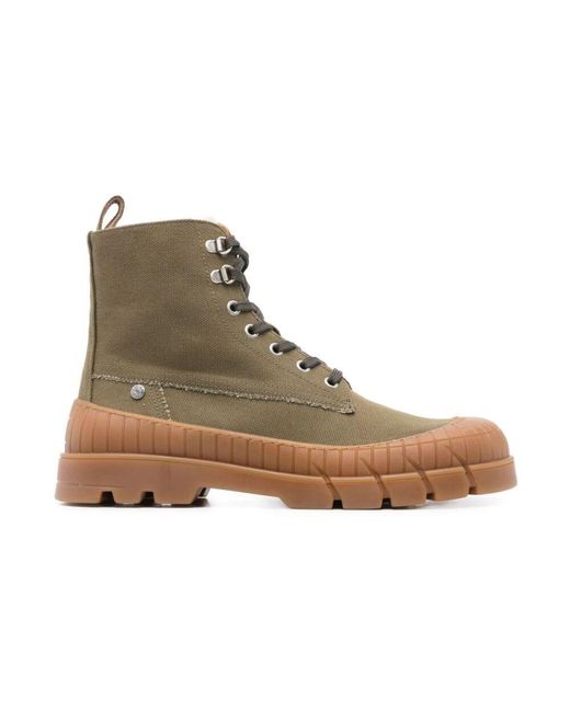 KENZO Brown Lace-Up Boots for men