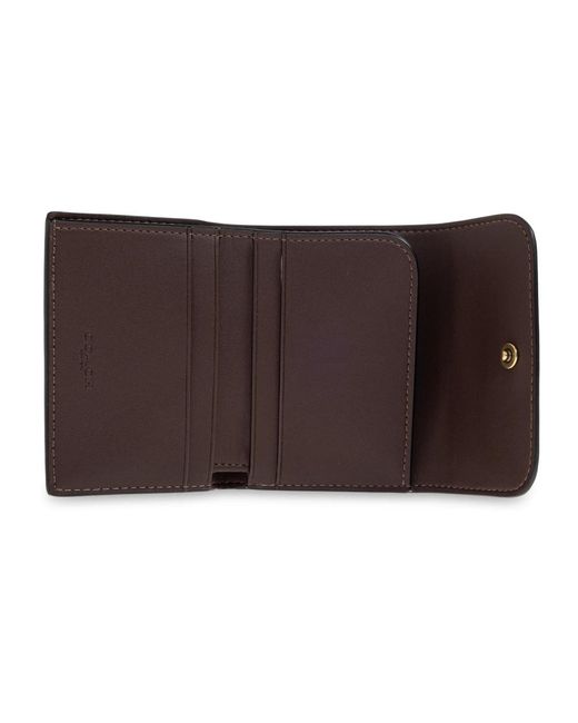 COACH Accessoires ,Bruin ,Leer Essential Card Holder Wallet in het Brown