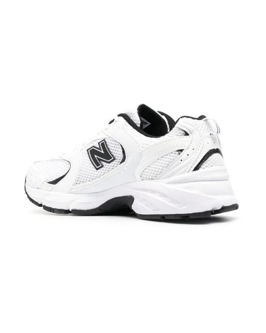 New Balance White 530