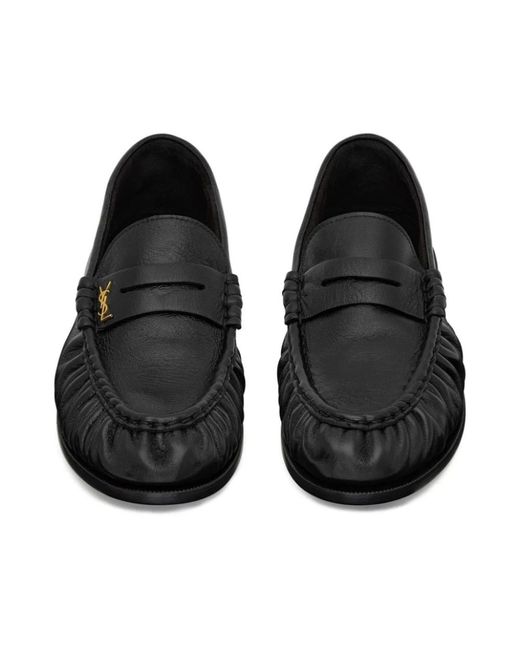 Saint Laurent Black Loafers