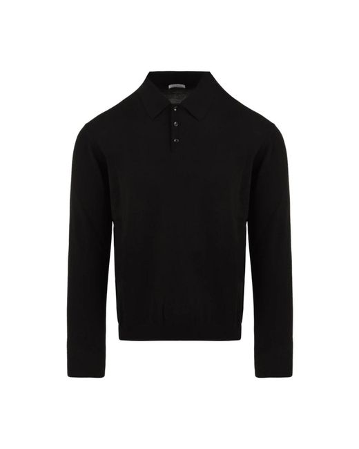 Malo Black Polo Shirts for men