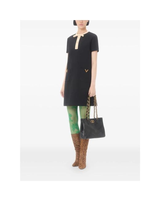 Valentino Black Short Dresses