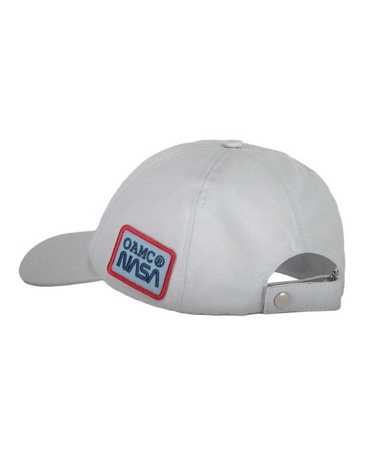 OAMC Bestickte patch baseballkappe in Gray für Herren