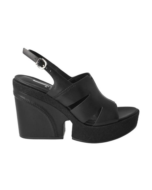 Jeannot Black High Heel Sandals