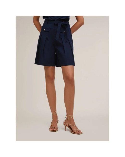 Short Shorts mötivi de color Blue