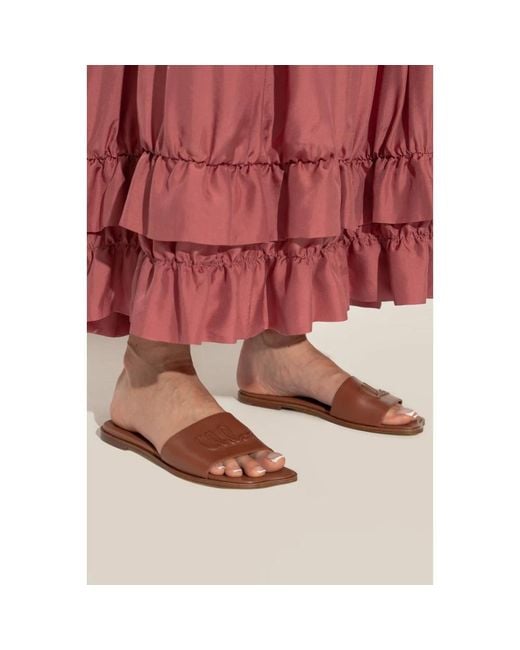 Chloé Brown Sliders