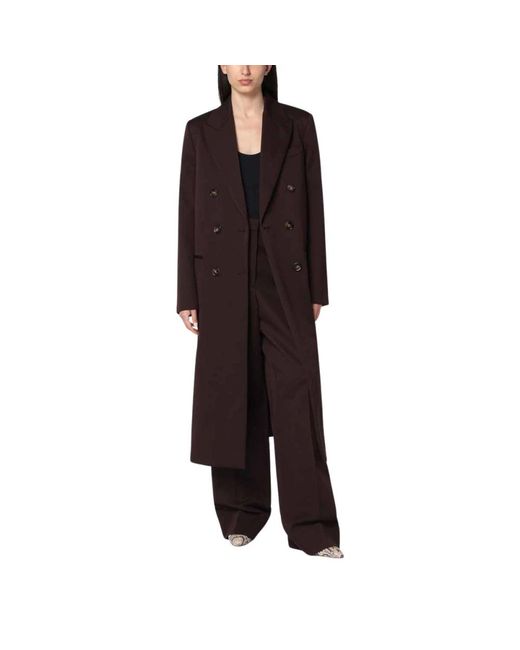 Stella McCartney Black Double-Breasted Coats