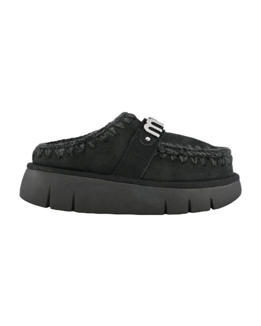 Mou Black Lederstiefel