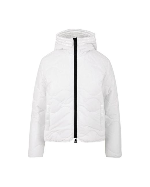 Add Jassen ,Wit ,Witte Jas Met Ritssluiting, Zakken En Drukknoopmanchetten in het White