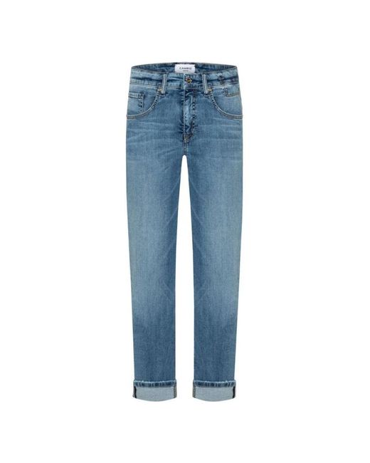 Cambio Blue Cropped Jeans