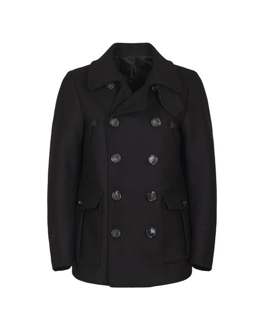 Double-Breasted Coats DSquared² pour homme en coloris Black