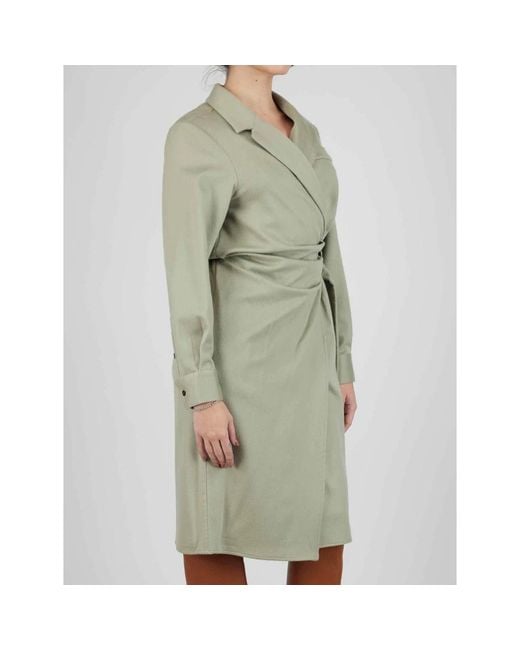 Wrap Dresses Kiton de color Green