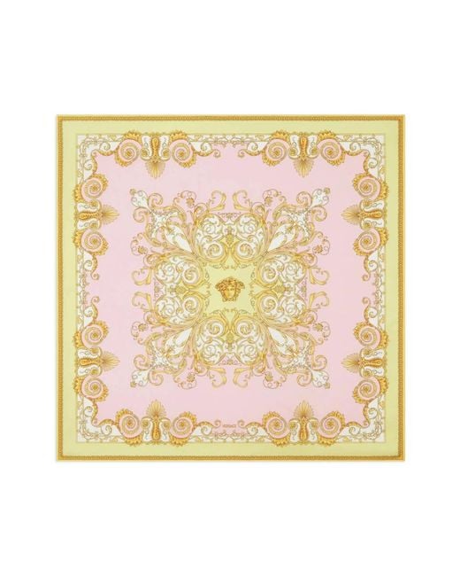 Versace Metallic Silky Scarves