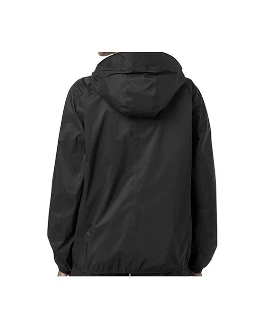 K-Way Black Rain Jackets for men