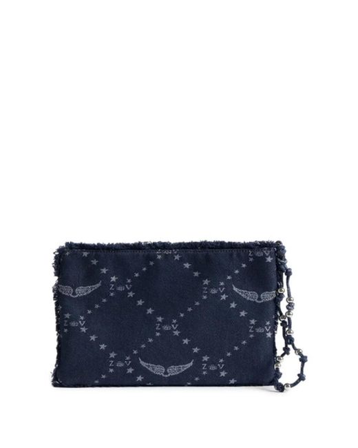 Zadig & Voltaire Blue Clutches