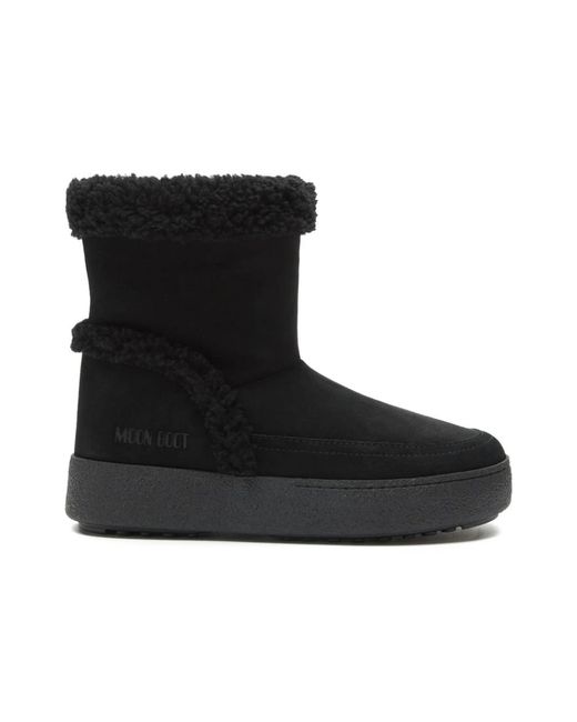 Moon Boot Black Winter Boots