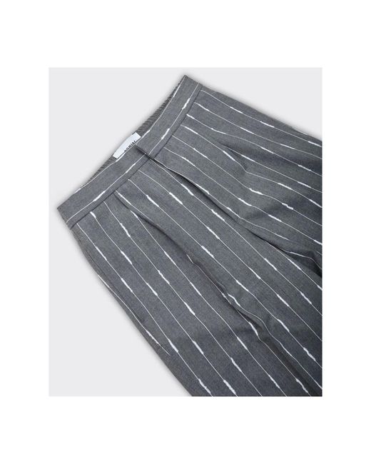 Bonsai Gray Straight Trousers for men
