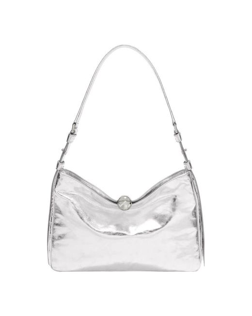 Furla White Sfera soft schultertasche m