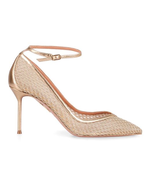 Pumps di Aquazzura in Metallic