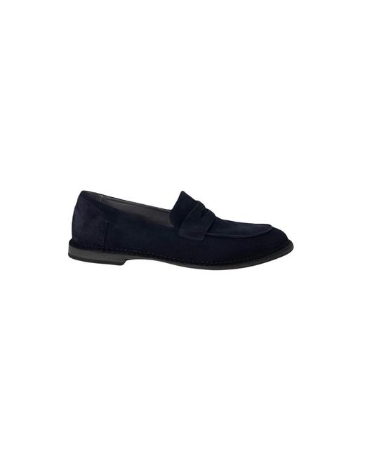 Pantanetti Blue Loafers for men