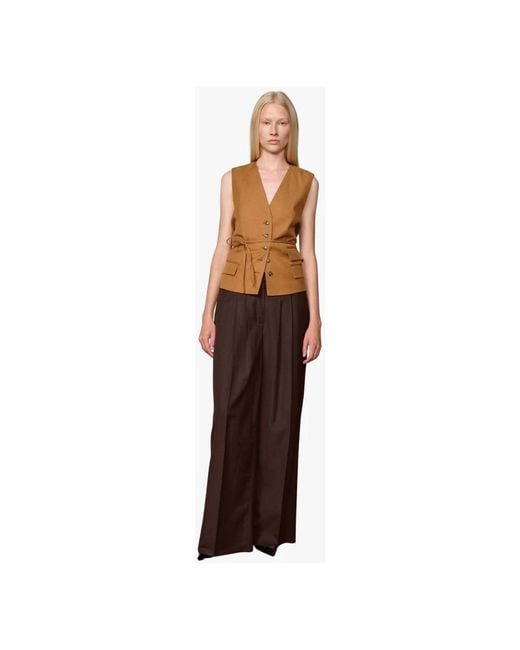 Birgitte Herskind Brown Wide Trousers