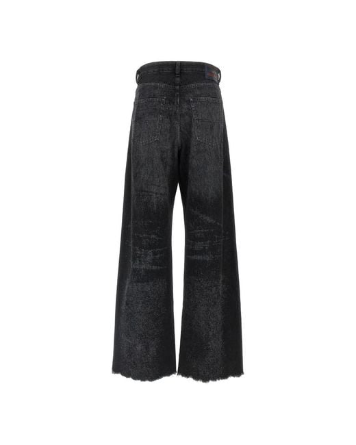 Wide Jeans DIESEL en coloris Black