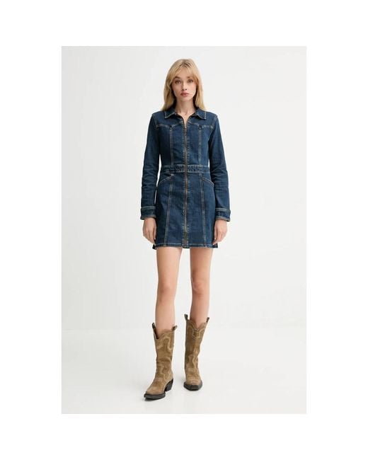 Levi's Blue Kurze Kleider
