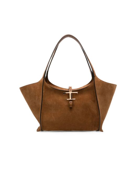 Tod's Brown Shopping Bags