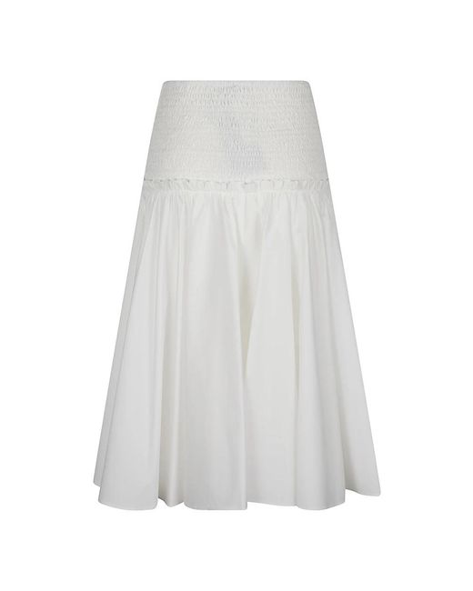 Pinko Grappolo Midi Rok in het Gray