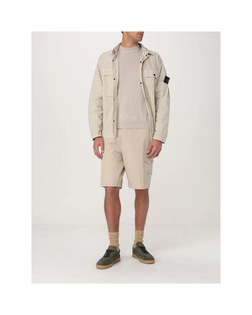Light Jackets Stone Island de hombre de color Natural