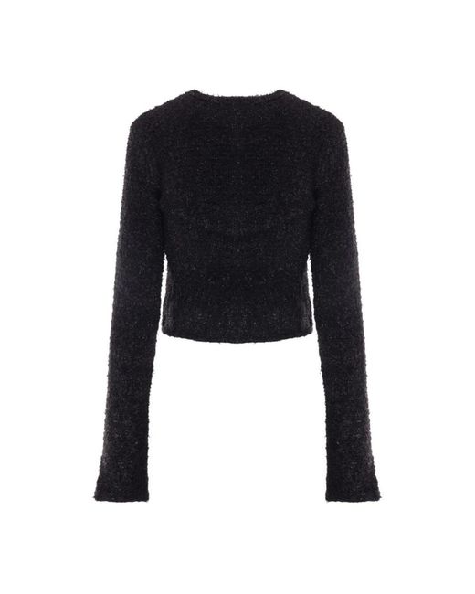 Balenciaga Black Tweed Jackets