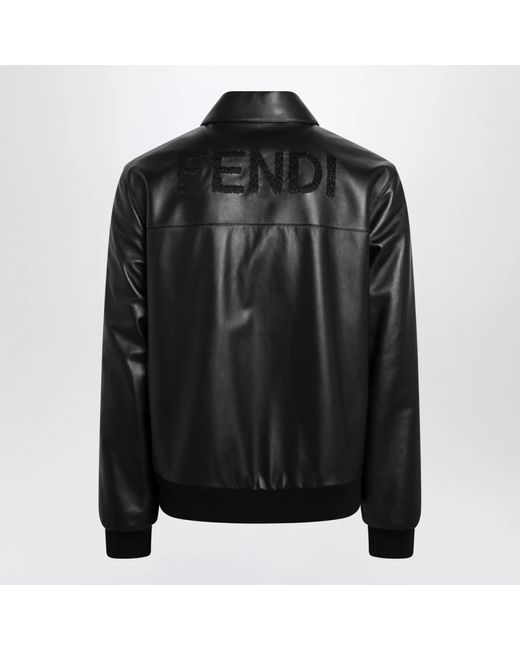 Fendi Black Light Jackets for men