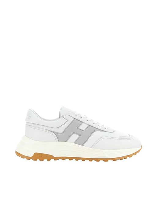 Hogan White Hyperlight Allacciato H Sneakers for men