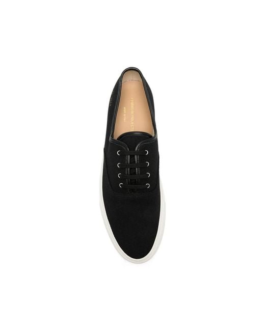 Common Projects Black Trainers Calf Leather for men