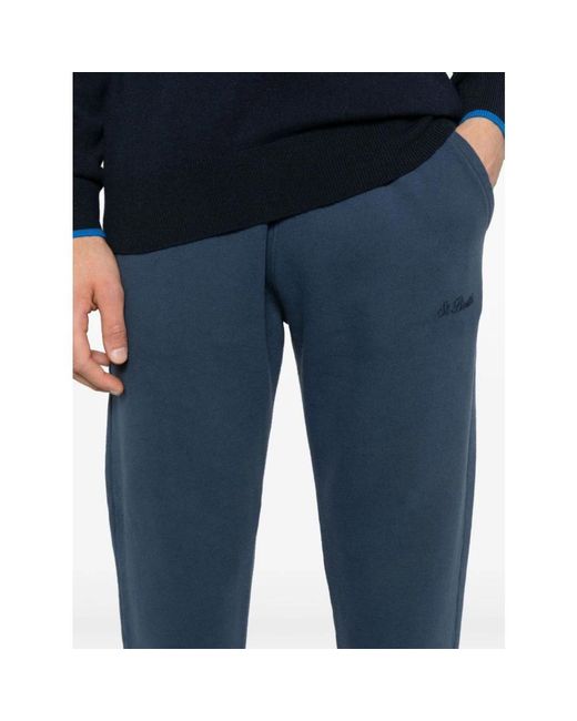 Mc2 Saint Barth Blue Sweatpants for men