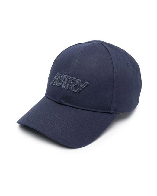 Autry Blue Baseball cap mit besticktem logo
