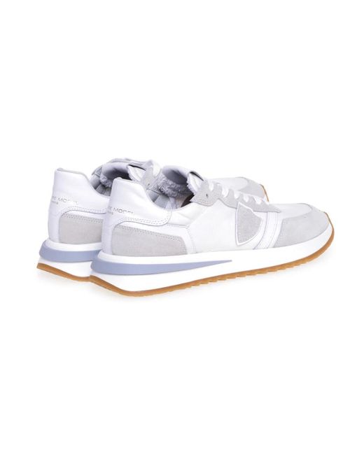 Philippe Model Schoenen ,Wit ,Leer Witte Tropez 2.1 Lage Top Sneakers in het White voor heren