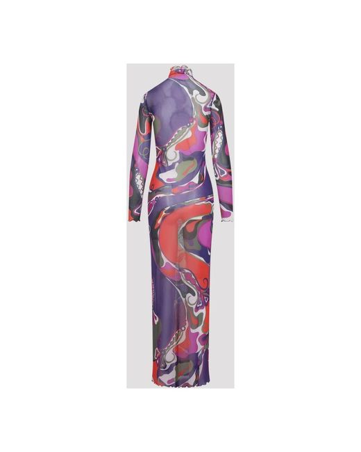 Emilio Pucci Maxi Dresses in het Red
