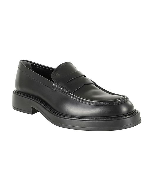 Tod's Leichter mokassin schuh in Black für Herren