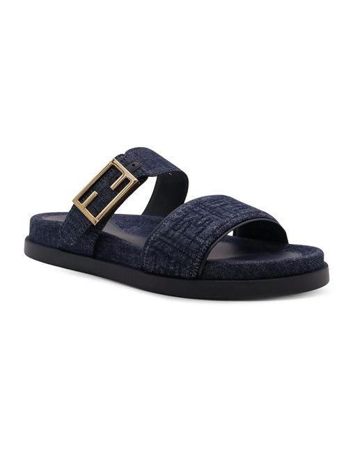 Fendi Schoenen ,Blauw ,Slippers in het Blue