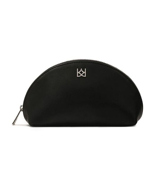 Kazar Black Schwarze Monogrammierte Kosmetiktasche Von