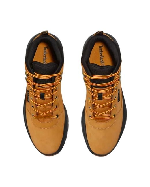 Timberland Brown Lace-Up Boots for men