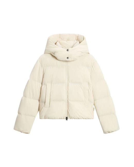 Woolrich Jassen Wit in het Natural