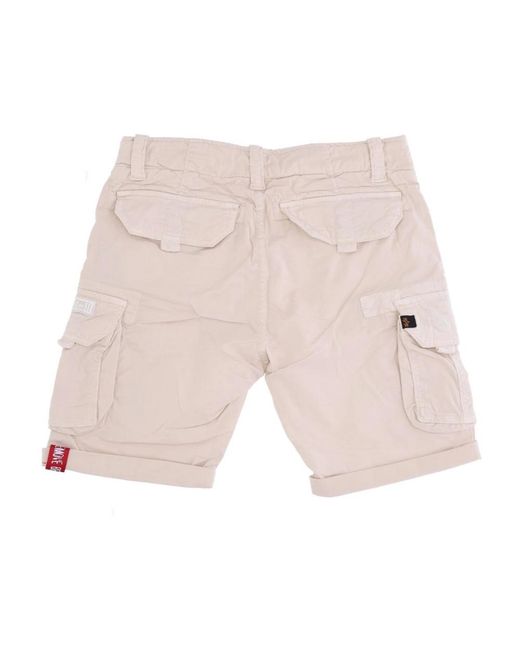 Alpha Industries Pink Casual Shorts for men