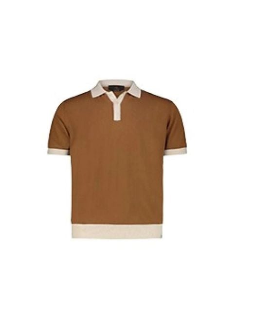 Peuterey Brown Polo Shirts for men